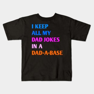 Dad jokes t-shirt Kids T-Shirt